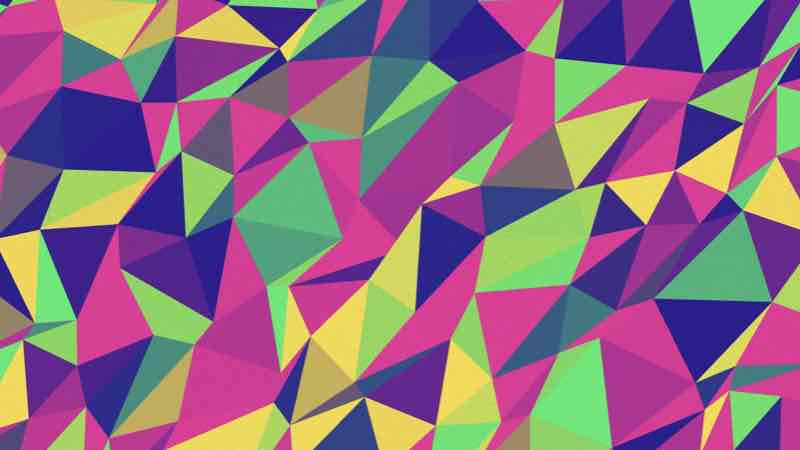 Pink-And-Green-Triangles-Background