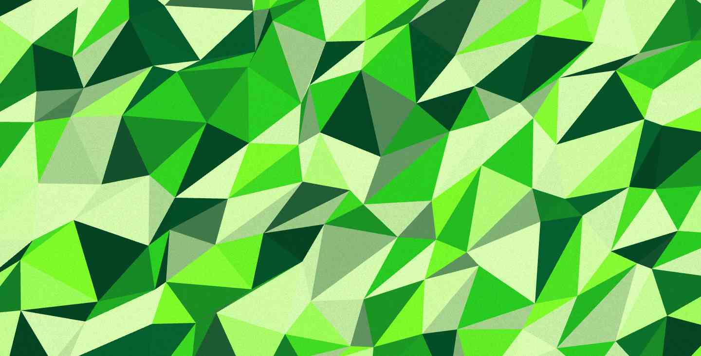 Contrast-Green-Triangles-Background