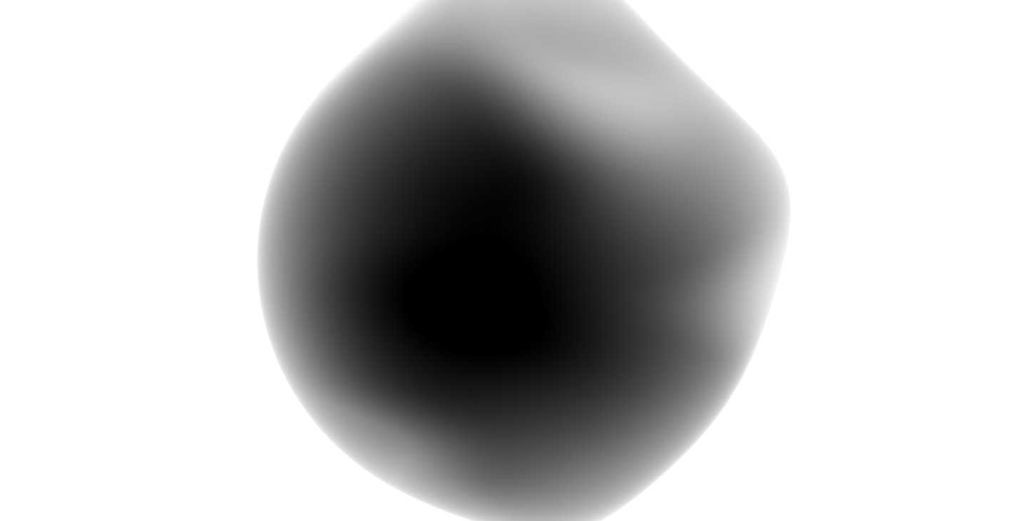 Black-Blob-In-White-Background